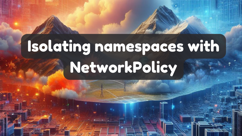 Isolating namespaces with NetworkPolicy